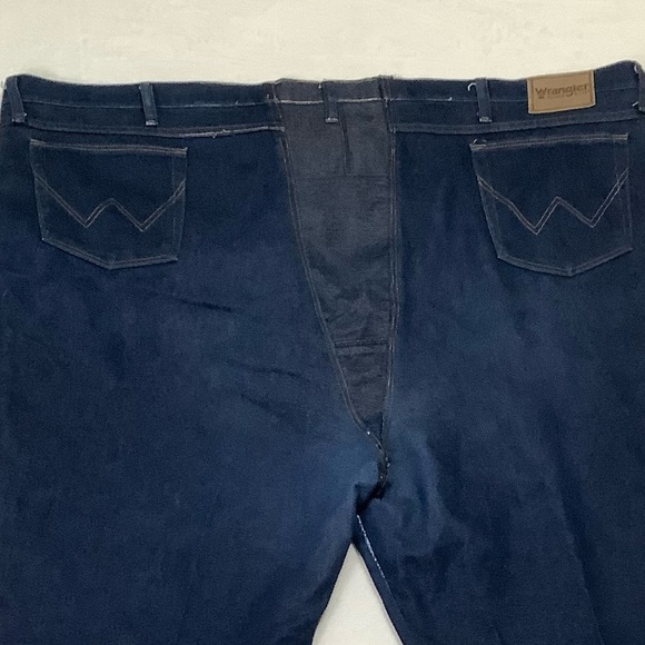 Wrangler Rugged Wear Stretch Regular Fit Jeans Blue Size 58” x 26.5” - Picture 6 of 7